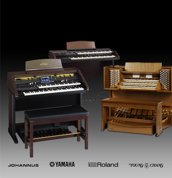 Church organ selection at Millbank Music — Johannus and Roland